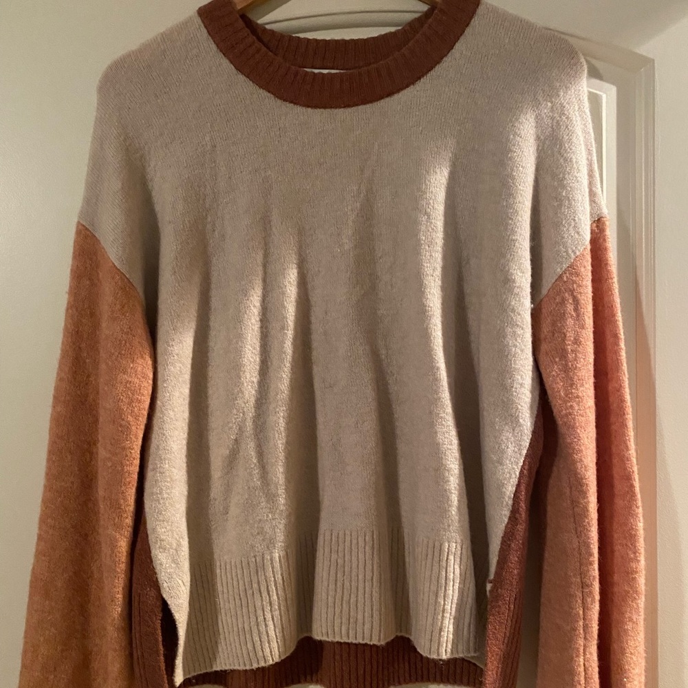 Color block Madewell sweater